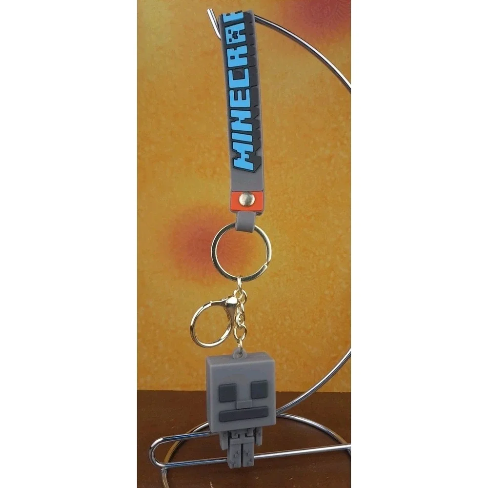 Minecraft Technoblade Style 3D PVC‎ Keychain Backpack Wristlet